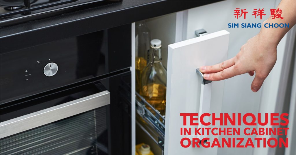 TECHNIQUES IN KITCHEN CABINET ORGANIZATION