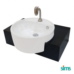 SIMS Semi Recessed Basin