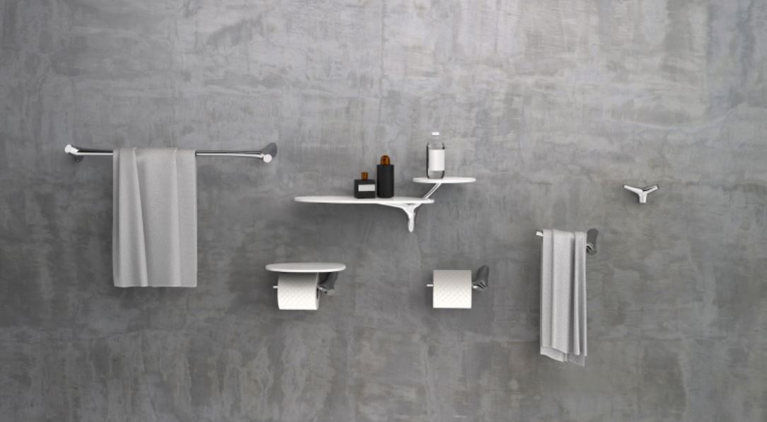 Gray bathroom