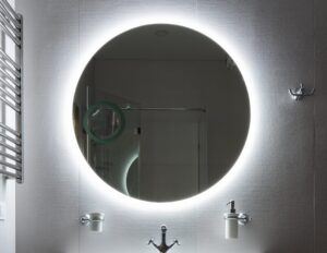backlit mirror
