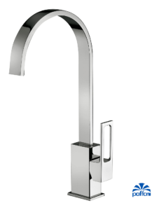square kitchen tap